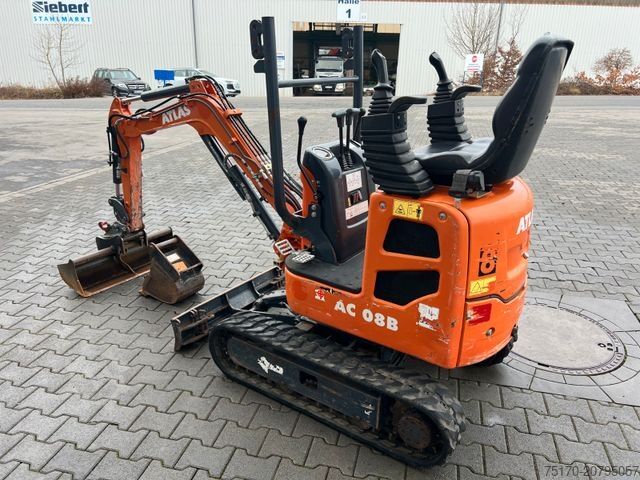 Mini excavator ATLAS AC08B / 2022 / nur 1.011h / TL / GL