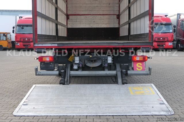 Flatbed truck with tarp RENAULT DWide 18.320 Pritsche Plane Vollluft XL-Tank LBW