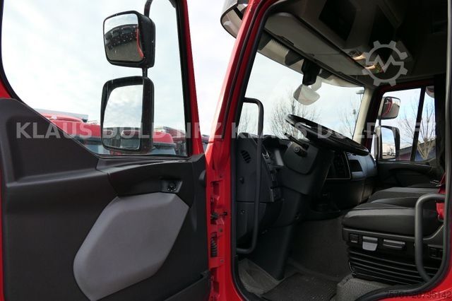 Flatbed truck with tarp RENAULT DWide 18.320 Pritsche Plane Vollluft XL-Tank LBW