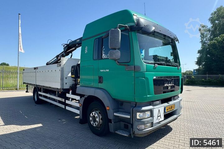 Vrachtwagen met kraan MAN TGM 15.290 FE, Euro 6, / Fassi F80 / Standklima...
