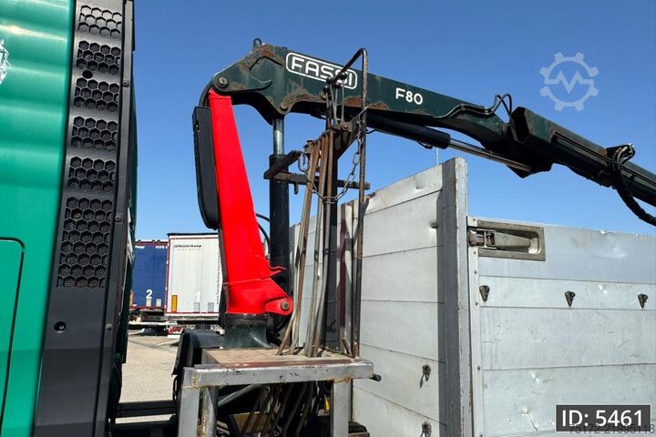 Vrachtwagen met kraan MAN TGM 15.290 FE, Euro 6, / Fassi F80 / Standklima...