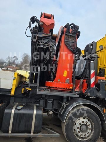 Gru montata su autocarro DAF 95XF / 8X4 / 35m Kran Palfinger PK90002 / WINCH