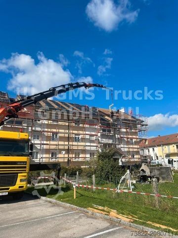 Truck mounted crane DAF 95XF / 8X4 / 35m Kran Palfinger PK90002 / WINCH