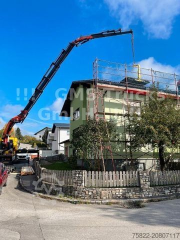 Truck mounted crane DAF 95XF / 8X4 / 35m Kran Palfinger PK90002 / WINCH