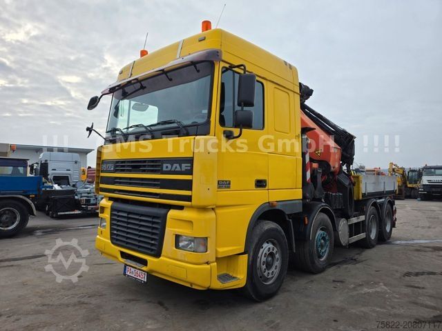 Truck mounted crane DAF 95XF / 8X4 / 35m Kran Palfinger PK90002 / WINCH