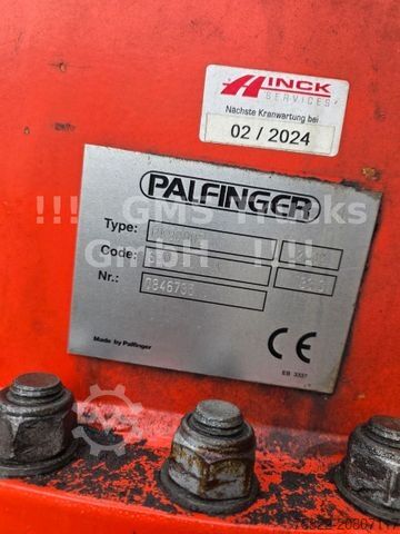 Truck mounted crane DAF 95XF / 8X4 / 35m Kran Palfinger PK90002 / WINCH