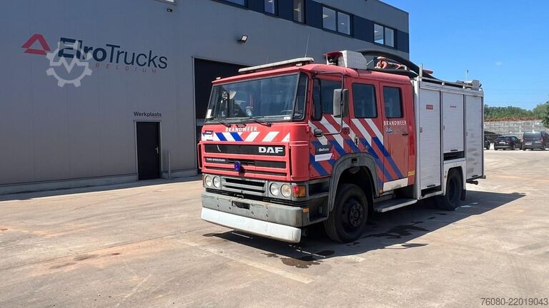 Mașină de pompieri DAF 1700 ATI (FIRETRUCK / 60.000 KM / MANUAL PUMP /...