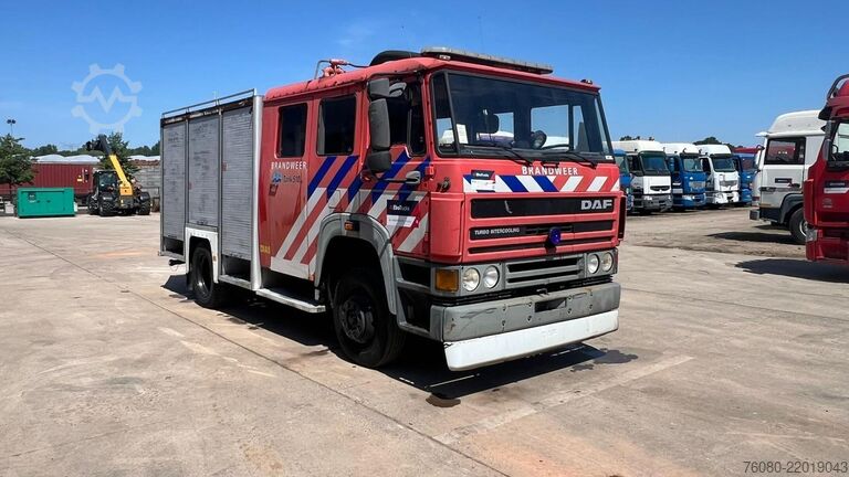 Mașină de pompieri DAF 1700 ATI (FIRETRUCK / 60.000 KM / MANUAL PUMP /...