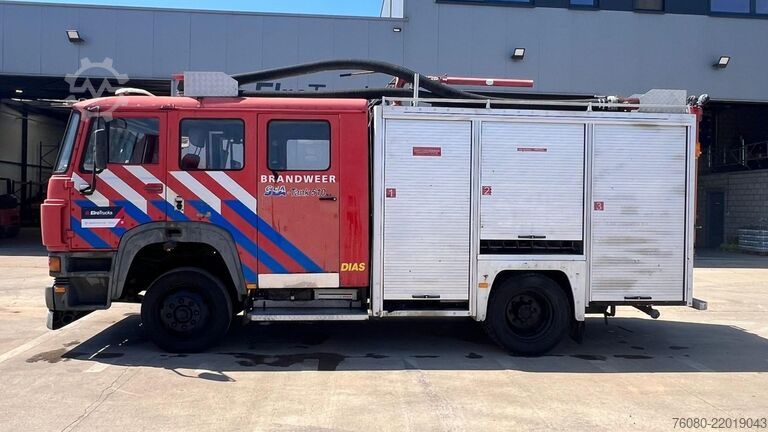 Mașină de pompieri DAF 1700 ATI (FIRETRUCK / 60.000 KM / MANUAL PUMP /...