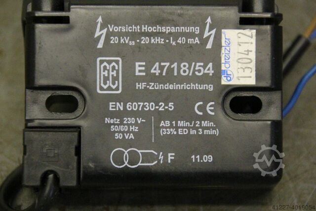 Hoogfrequent ontstekingsapparaat Dreizler E4718/54
