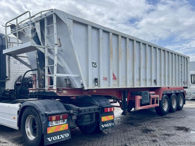 Kipper Stas Volume  40m3, 3 axels spring, Alu