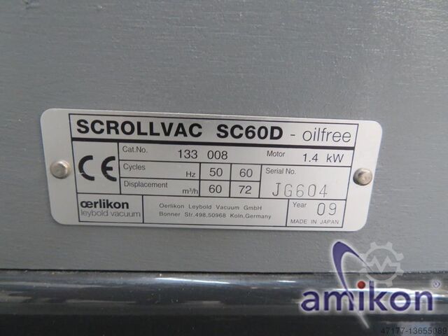Scrollvac vacuümpomp Leybold SC60D