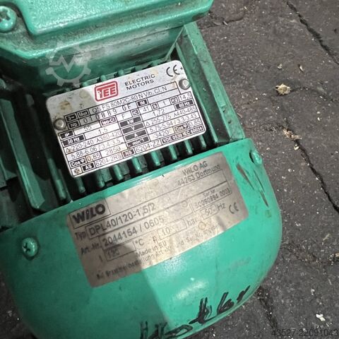 Wasserpumpe WILO DPL40/120-1,5/2