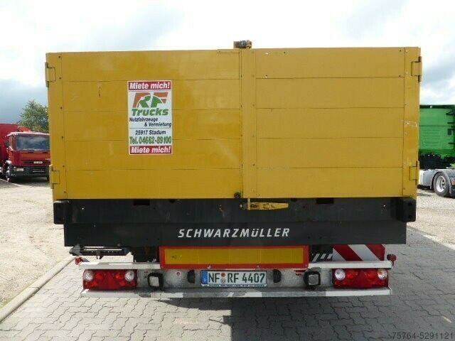 Oplegger SCHWARZMÜLLER Pritsche/Roll Kran Kennis R-16 / Gelenkt