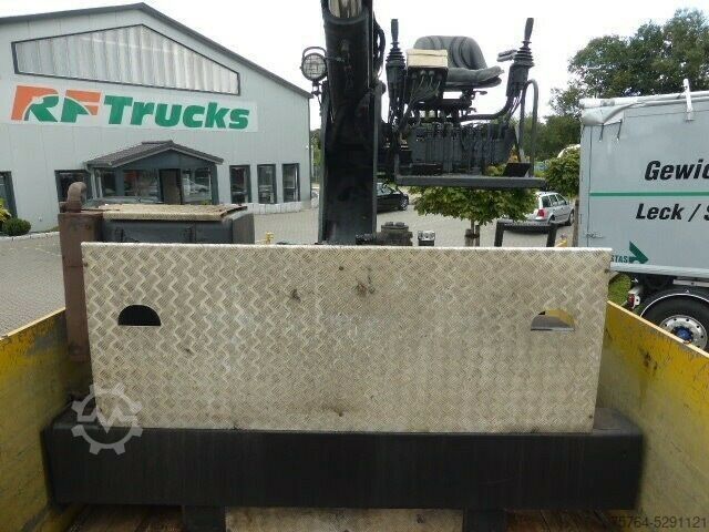 Oplegger SCHWARZMÜLLER Pritsche/Roll Kran Kennis R-16 / Gelenkt