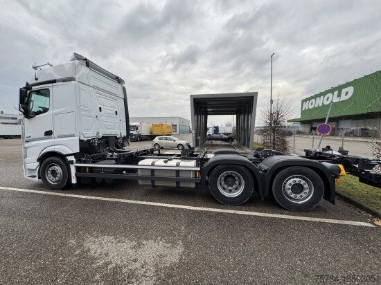 Wissellaadbak vrachtwagen MERCEDES-BENZ ACTROS 2545 BIGSPACE MULTI-WECHSELRAHMEN RETARDER, MIETKAUF MGL.