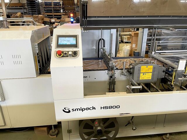 Linha de embalagem por encolhimento Smipack HS800 SERVO