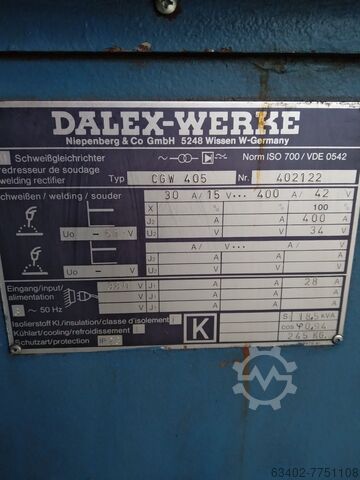 Saldatore a gas inerte DALEX CGW 405