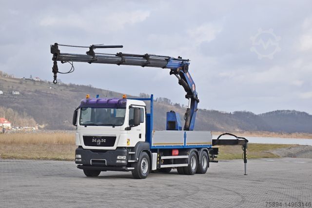 Autolaadkraan MAN TGS 26.360*PRITSCHE 6,60m * PM 30 SP / FUNK *6x4