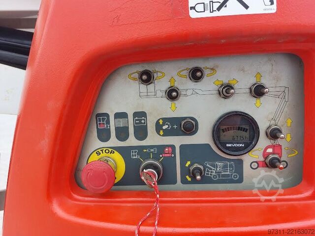 Leddelt teleskopisk arbejdsplatform Manitou 120AETJ C 3D