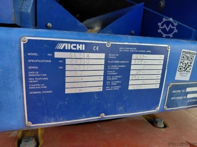 Piattaforma telescopica Aichi SR21A