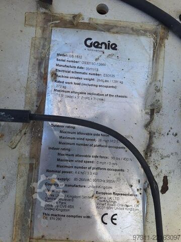 Sakselevator Genie GS-1532