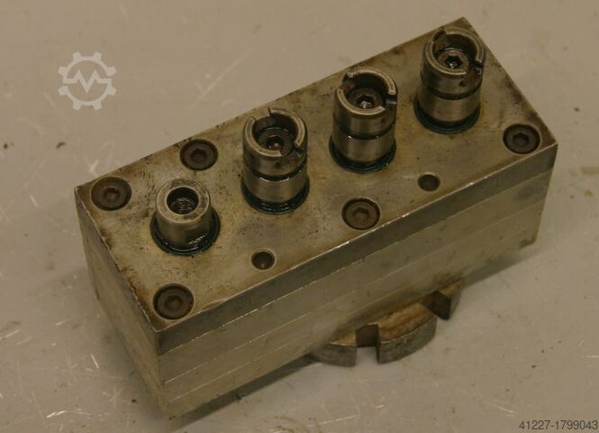 Multi-spindle head 4 drills Nottmeyer 32 Lochabstand