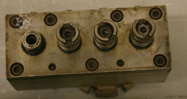 Multi-spindle head 4 drills Nottmeyer 32 Lochabstand