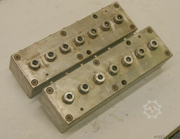 Multi-spindle head 7 drills Nottmeyer 32 Lochabstand