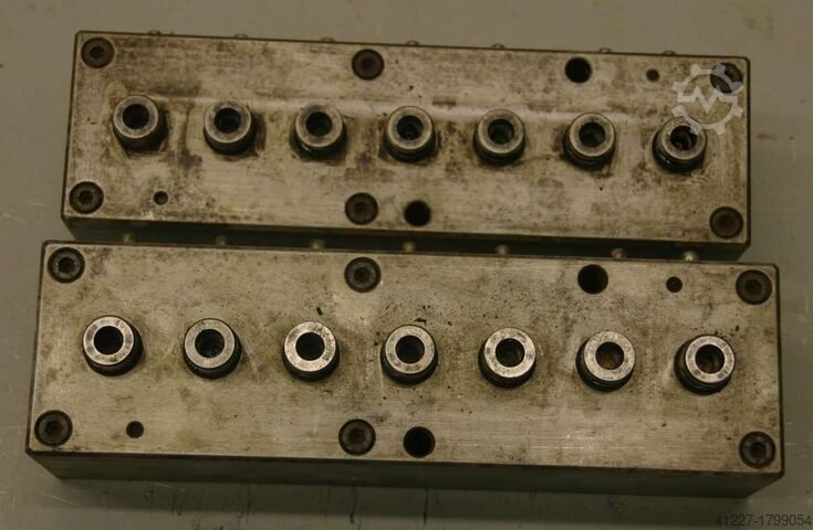 Multi-spindle head 7 drills Nottmeyer 32 Lochabstand