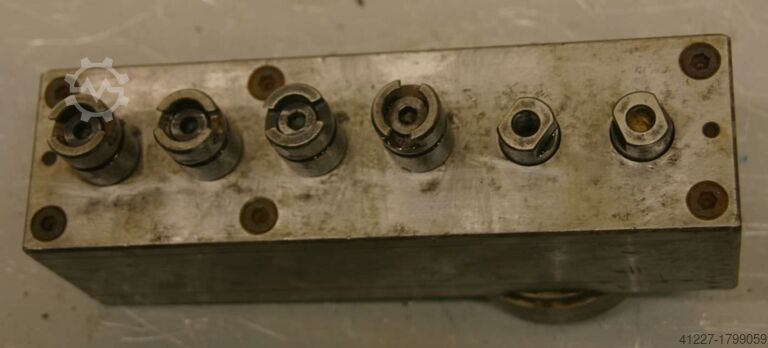 Multi-spindle head 6 drills Nottmeyer 32 Lochabstand