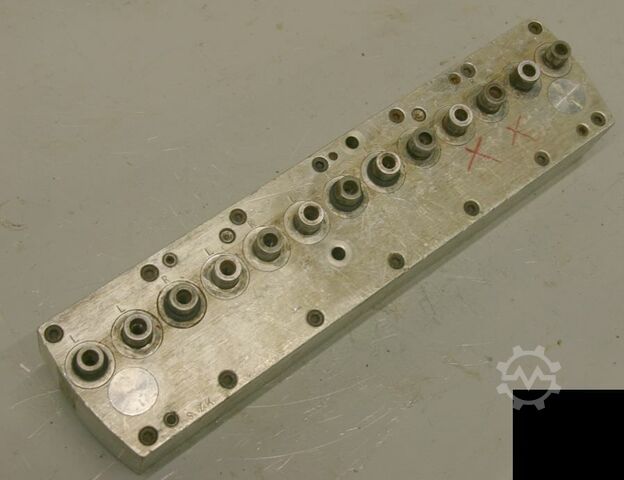 Multi-spindle head 13 drill bits Nottmeyer 32 Lochabstand