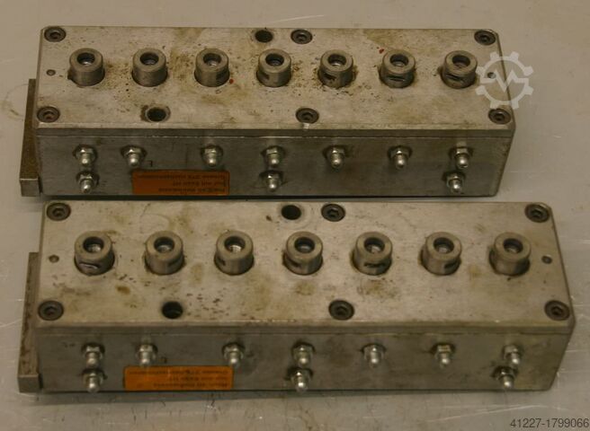 Multi-spindle head 7 drills Nottmeyer 32 Lochabstand