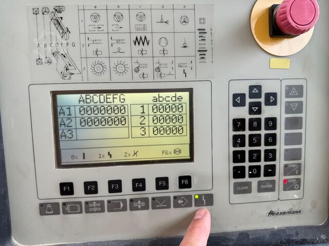 μηχανή φαρδιάς ταινιολειαντήρα HEESEMANN KSM 2