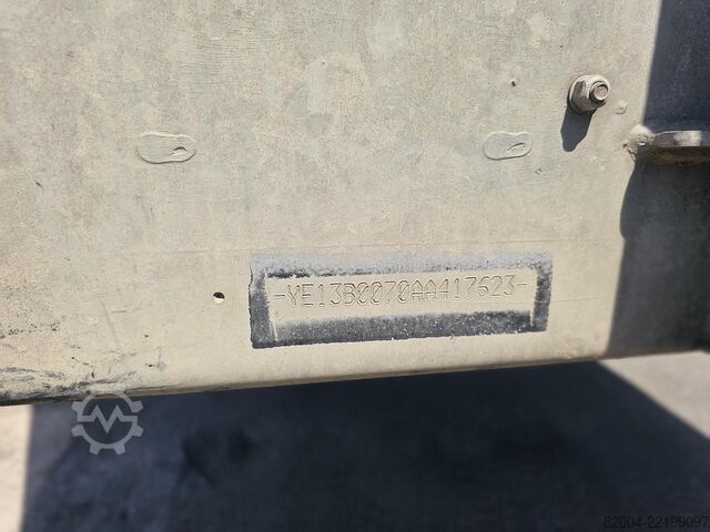 2012 VAN HOOL A3C002 / ALU VELGEN / PALLETBOX / VERZINKT STALEN CHASSIS / APK, TUV, 12-03-2027. VAN HOOL A3C002 / ALU RIMS / PALLET BOX / GALVANIZED STE...