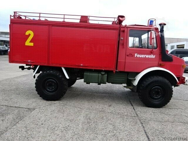 Autospecială de pompieri UNIMOG U1300L Feuerwehr Gerätewagen