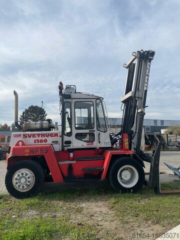 Svetruck 1260 gaffeltruck, fabrikationsår 2013 Svetruck 1260 Gabelstapler Linde H120 Svetruck 1260