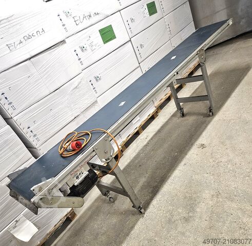 Transportband van 310 x 40 cm, sorteerlint WITTMANN FP66U conveyor belt 3100x400mm