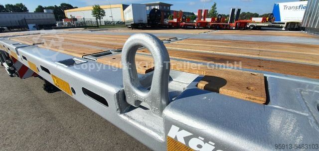 Semirimorchio con piattaforma di lavoro KÄSSBOHRER Plattform MEGA SPA MR3 ausziehbar / Radmulde