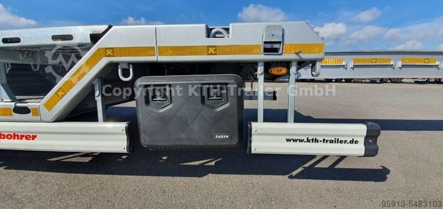 Arbejdsplatform sættevogn KÄSSBOHRER Plattform MEGA SPA MR3 ausziehbar / Radmulde