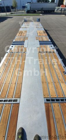 Arbejdsplatform sættevogn KÄSSBOHRER Plattform MEGA SPA MR3 ausziehbar / Radmulde