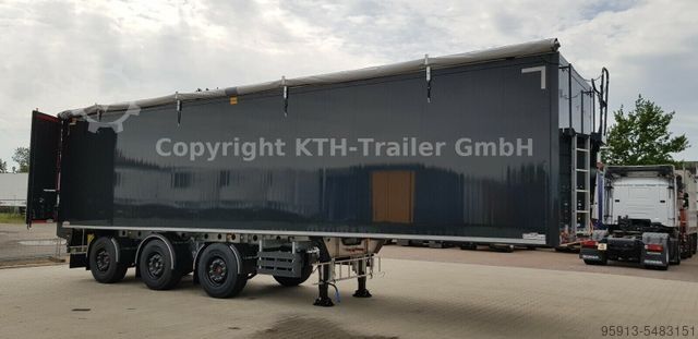 Auflieger mit Walkingfloor H&W AGRAR 70 m³, 2x LENKACHSE MIETE MÖGLICH