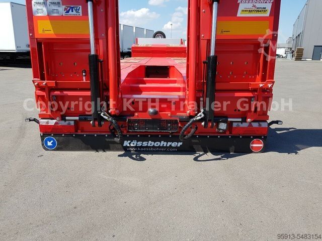 Dieplader oplegger KÄSSBOHRER Tieflader Lowbed SLA3 Radmulde/Wheel Recess