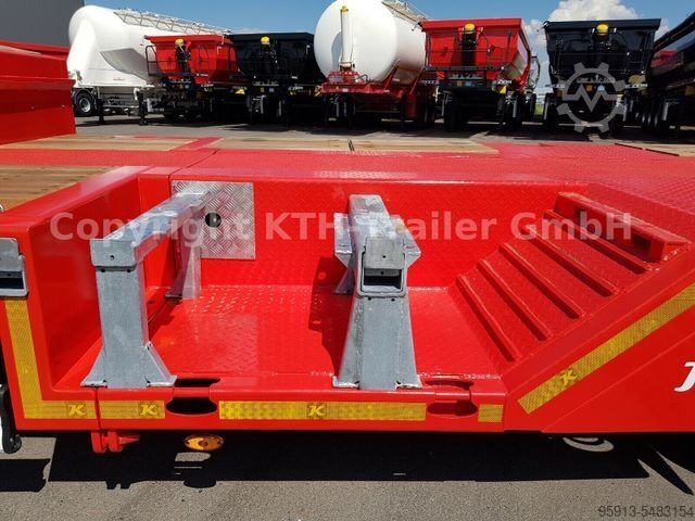 Dieplader oplegger KÄSSBOHRER Tieflader Lowbed SLA3 Radmulde/Wheel Recess