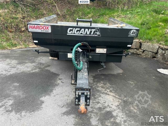 Chargeur bas Gigant Wheel Machine Trailer
