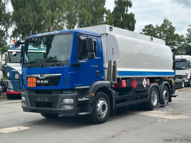 Cisternové vozidlo MAN TGM 26.320 Rohr 21.000L Oben/unten Funk Lenk