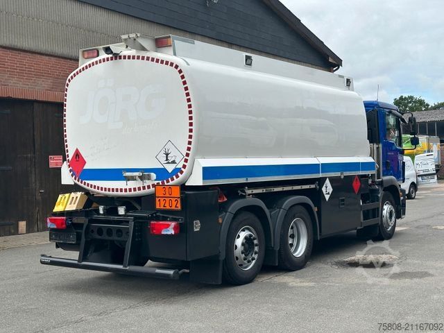 Cisternové vozidlo MAN TGM 26.320 Rohr 21.000L Oben/unten Funk Lenk