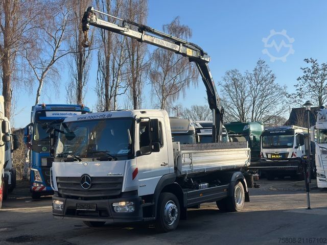 Sklápěcí vůz MERCEDES-BENZ Atego 1224 Kipper Kran Hiab XS 077 AHK Klima