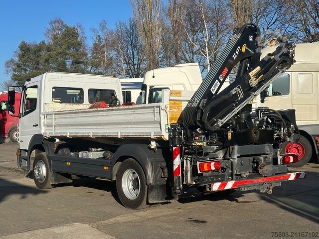 Sklápěcí vůz MERCEDES-BENZ Atego 1224 Kipper Kran Hiab XS 077 AHK Klima