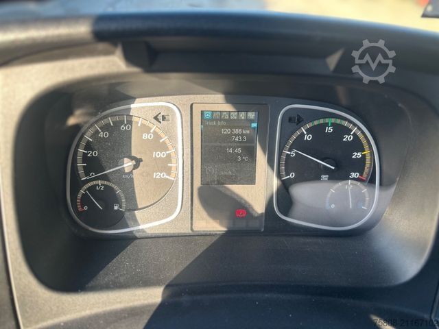Sklápěcí vůz MERCEDES-BENZ Atego 1224 Kipper Kran Hiab XS 077 AHK Klima